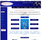 Tablet Screenshot of crystalmarket.com